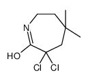 3,3-dichloro-5,5-dimethylazepan-2-one结构式