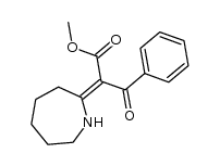 (E)-methyl 2-(azepan-2-ylidene)-3-oxo-3-phenylpropanoate Structure