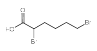 2,6-dibromohexanoic acid Structure