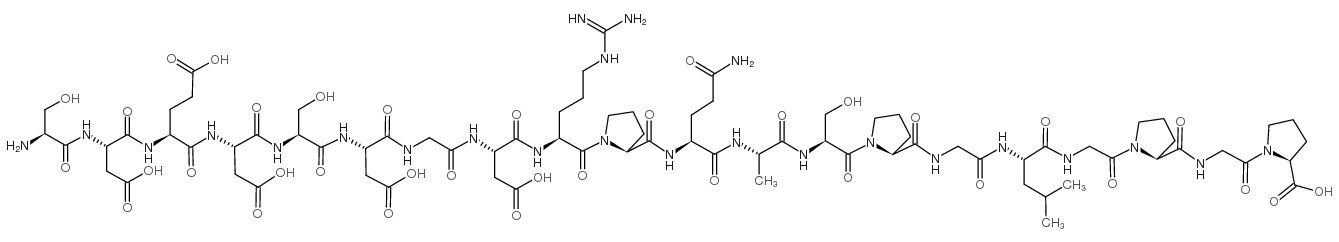 chromogranin a (124-143) (bovine) Structure