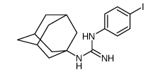 1-(4-iodophenyl)-3-(1-adamantyl)guanidine结构式