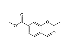 3-Ethoxy-4-Formyl-Benzoic Acid Methyl Ester Structure