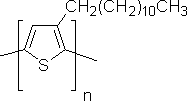 聚(3-十二烷基噻吩-2,5-二基)结构式