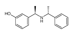 3-((R)-1-((R)-1-phenylethylamino)ethyl)phenol结构式