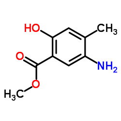 Methyl 5-amino-2-hydroxy-4-methylbenzoate Structure