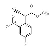 2-氰基-2-(4-氟-2-硝基苯基)乙酸甲酯图片