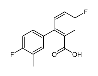 5-fluoro-2-(4-fluoro-3-methylphenyl)benzoic acid Structure