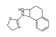 (1R,2R)-1-(4,5-dihydro-1,3-thiazol-2-ylamino)tetralin-2-ol结构式