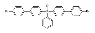 bis(4’-bromobiphenyl-4-yl)(phenyl)phosphine oxide Structure