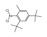 2,4-di-tert-butyl-6-methylphenyl-dichloroarsine Structure