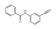 N-(3-氰基苯基)苯甲酰胺结构式