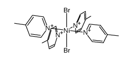 {NiBr2(γ-CH3C5H4N)4}结构式