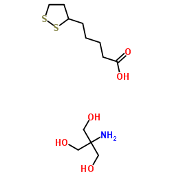 R-alpha-Lipoic acid tromethamine salt Structure