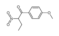 1-(4-methoxyphenyl)-2-nitrobutan-1-one结构式