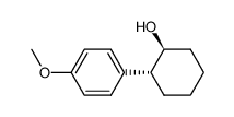 (1S,2R)-trans-2-(4-methoxyphenyl)cyclohexanol Structure