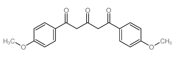 1,3,5-Pentanetrione,1,5-bis(4-methoxyphenyl)-结构式