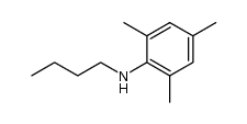 N-butyl-2,4,6-trimethylaniline结构式