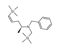 (S,Z)-N-benzyl-5-(trimethylsilyl)-N-((trimethylsilyl)methyl)pent-4-en-2-amine结构式