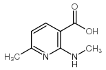 6-甲基-2-(甲胺基)烟酸结构式