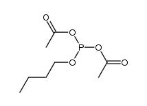 diacetyl-phosphorous acid butyl ester Structure
