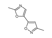 Isoxazole, 3-methyl-5-(2-methyl-5-oxazolyl)- (9CI)结构式