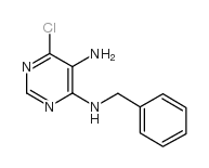 6-氯-N4-(苯基甲基)-4,5-嘧啶二胺结构式