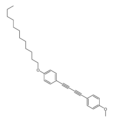 1-dodecoxy-4-[4-(4-methoxyphenyl)buta-1,3-diynyl]benzene Structure