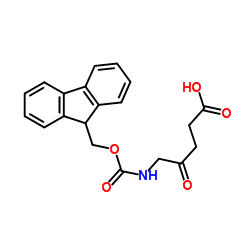 N-FMOC-5-AMINOLEVULINIC ACID structure