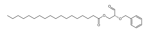 (R)-2-(benzyloxy)-3-oxopropyl stearate结构式