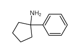 1-Phenylcyclopentylamine Structure