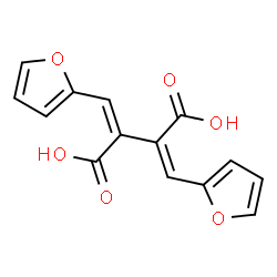 1,4-Di(2-furyl)-1,3-butadiene-2,3-dicarboxylic acid structure