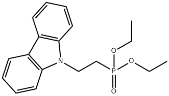 Diethyl [2-(9H-carbazol-9-yl)ethyl]-Phosphonate Structure