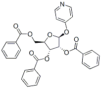 .beta.-D-Ribofuranoside, 4-pyridinyl, 2,3,5-tribenzoate Structure