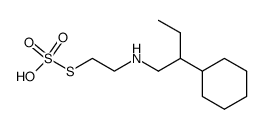2-[(2-Cyclohexylbutyl)amino]ethanethiol sulfate结构式