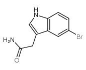 5-bromoindole-3-acetamide structure