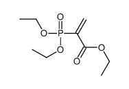Ethyl 2-(diethoxyphosphoryl)prop-2-enoate结构式