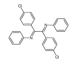 N,N'-diphenyl-1,2-di(p-chlorophenyl)ethane-1,2-diimine Structure