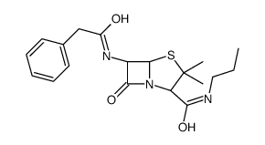 benzylpenicilloyl-n-propylamine结构式