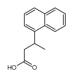 3-[1]naphthyl-butyric acid结构式