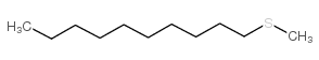 Decyl Methyl Sulfide Structure