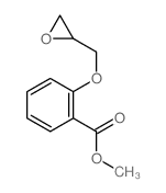 Benzoic acid,2-(2-oxiranylmethoxy)-, methyl ester结构式