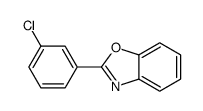 2-(3-Chlorophenyl)-1,3-benzoxazole结构式