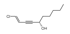(S)-(E)-1-chlorodec-1-en-3-yn-5-ol结构式
