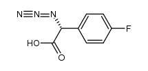 (R)-2-azido-2-(4-fluorophenyl)acetic acid Structure