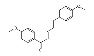 1,5-bis(4-methoxyphenyl)penta-2,4-dien-1-one Structure