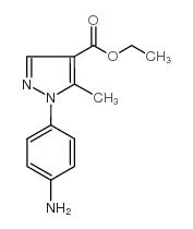 1-(4-氨基苯基)-5-甲基-1H-吡唑-4-羧酸乙酯结构式