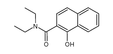 N,N-diethyl-1-hydroxy-2-naphthamide Structure