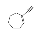 1-ethynyl-1-cycloheptene结构式