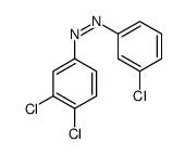 (3-chlorophenyl)-(3,4-dichlorophenyl)diazene结构式