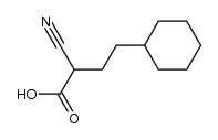 Cyano-2-cyclohexyl-4-buttersaeure结构式